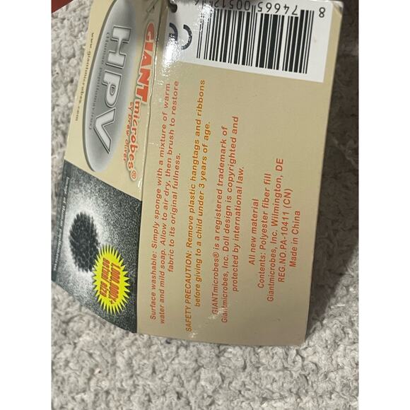 Giant Microbes Stuffed Animal HPV Human Papilllomavirus Plush Prank Gift STD VD - Picture 5 of 10